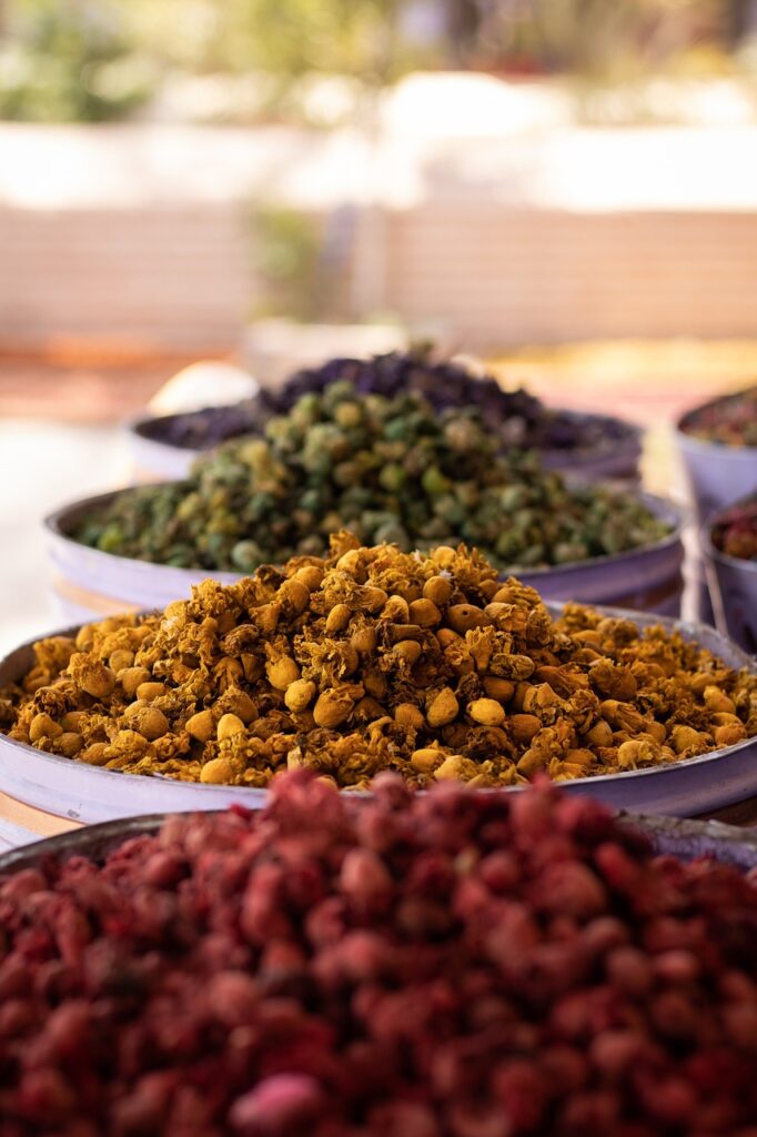dried cactus flowers, bazaar, morocco, scent, fragrance, dried flowers, morocco, morocco, morocco, morocco, morocco